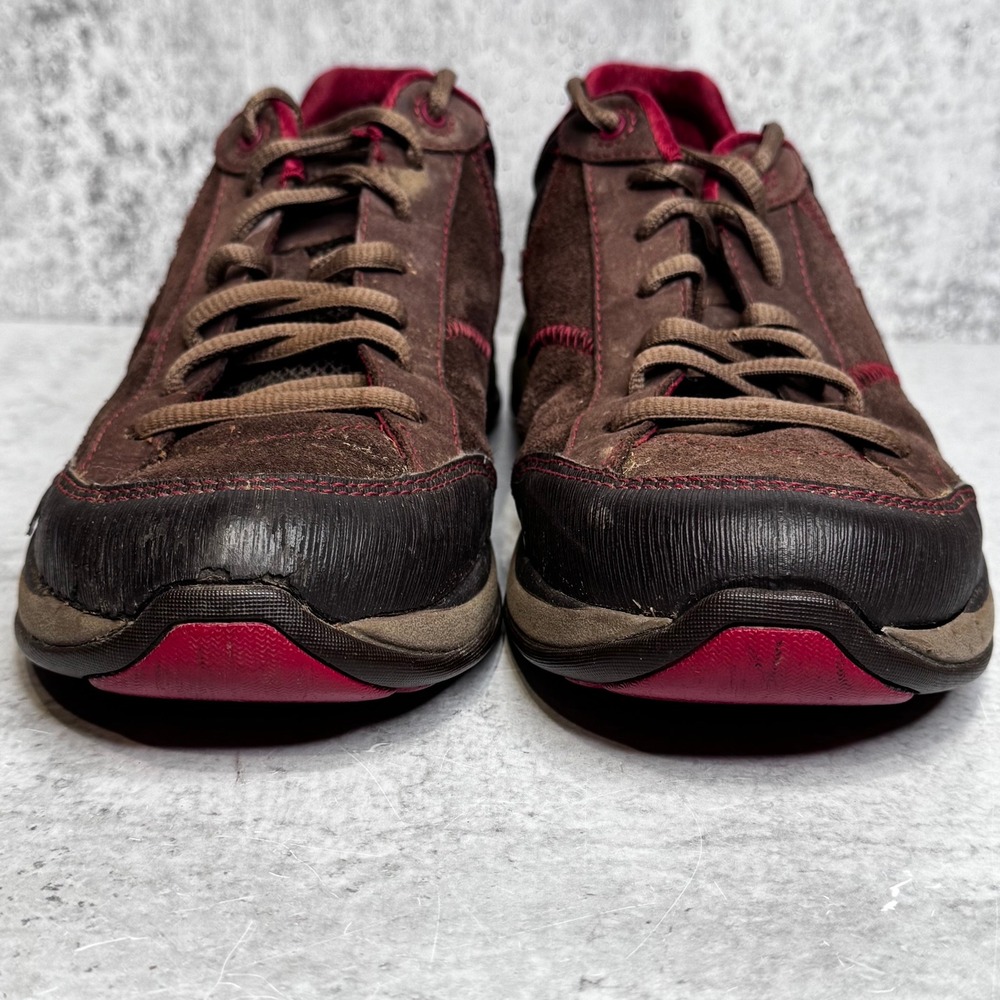Dansko Brown Burgundy Suede Sabrina Lace Up Walking Shoes Sneakers Womens 39 - Picture 5 of 12